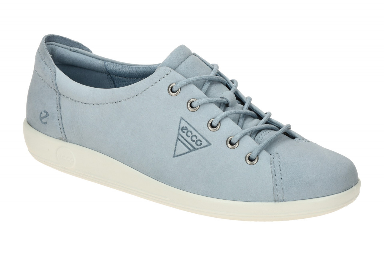 Ecco 20650302434 SOFT 2.0 - lace Damen Halbschuhe in dusty blue, echtes Nubuc... 1 Ecco 20650302434 SOFT 2.0 - lace Damen Halbschuhe in dusty blue, echtes Nubuc...