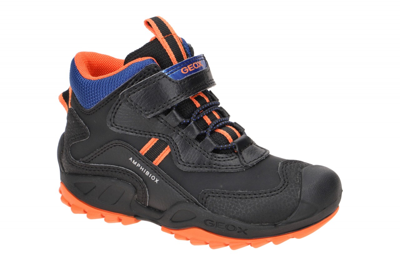 Geox J261WB 0CEBU C0399 NEW SAVAGE BOY ABX - Allwetter Boots, schwarz + orang... 1 Geox J261WB 0CEBU C0399 NEW SAVAGE BOY ABX - Allwetter Boots, schwarz + orang...