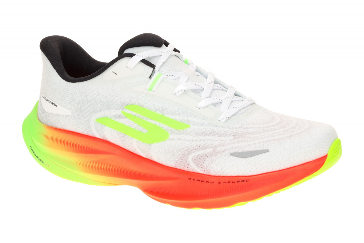 Skechers 246200 WMLT Herren Sportschuhe wei?/neon, ultraleicht mit ArchFit 1 Skechers 246200 WMLT Herren Sportschuhe wei?/neon, ultraleicht mit ArchFit