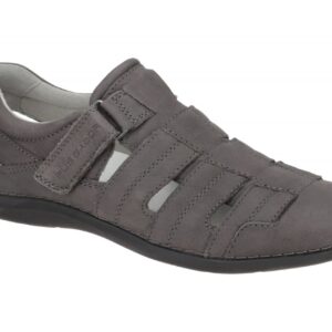 Pius Gabor Herren Slipper 1033.12.02 grau - sportliche Halbschuhe mit Klettve...