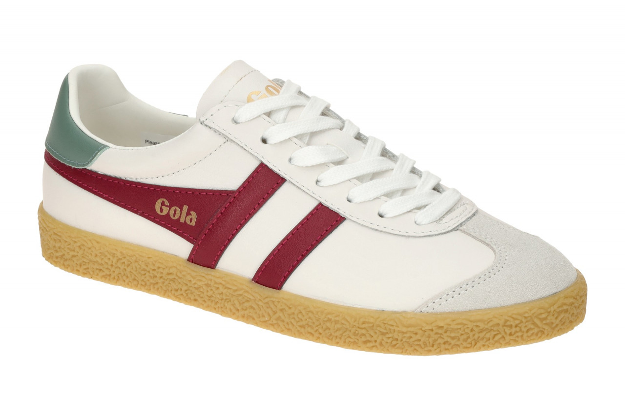 Gola CLB739XK Medallist Leather Women Halbschuhe Sneaker Wei?/White/Cerise/Gr... 1 Gola CLB739XK Medallist Leather Women Halbschuhe Sneaker Wei?/White/Cerise/Gr...