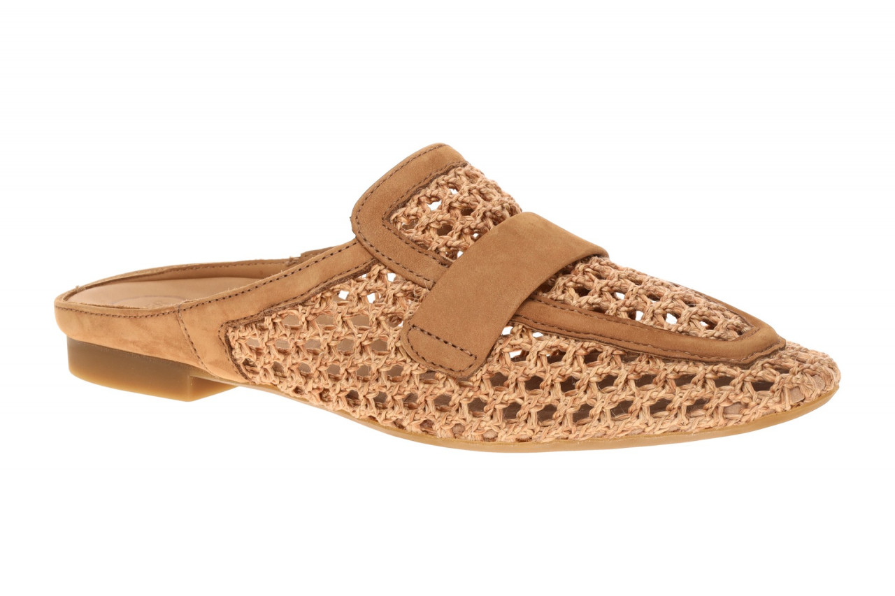 Paul Green 6207-009 Damen Pantoletten braun sisal Nubuck Leder elegante Mules 1 Paul Green 6207-009 Damen Pantoletten braun sisal Nubuck Leder elegante Mules
