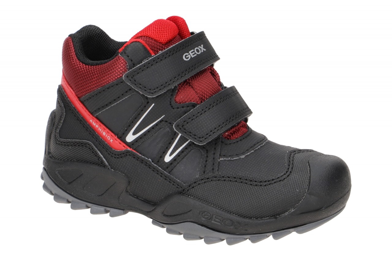 Geox J261WA 0CEFU C0048 NEW SAVAGE BOY ABX Allwetter Boots schwarz/rot wasser... 1 Geox J261WA 0CEFU C0048 NEW SAVAGE BOY ABX Allwetter Boots schwarz/rot wasser...