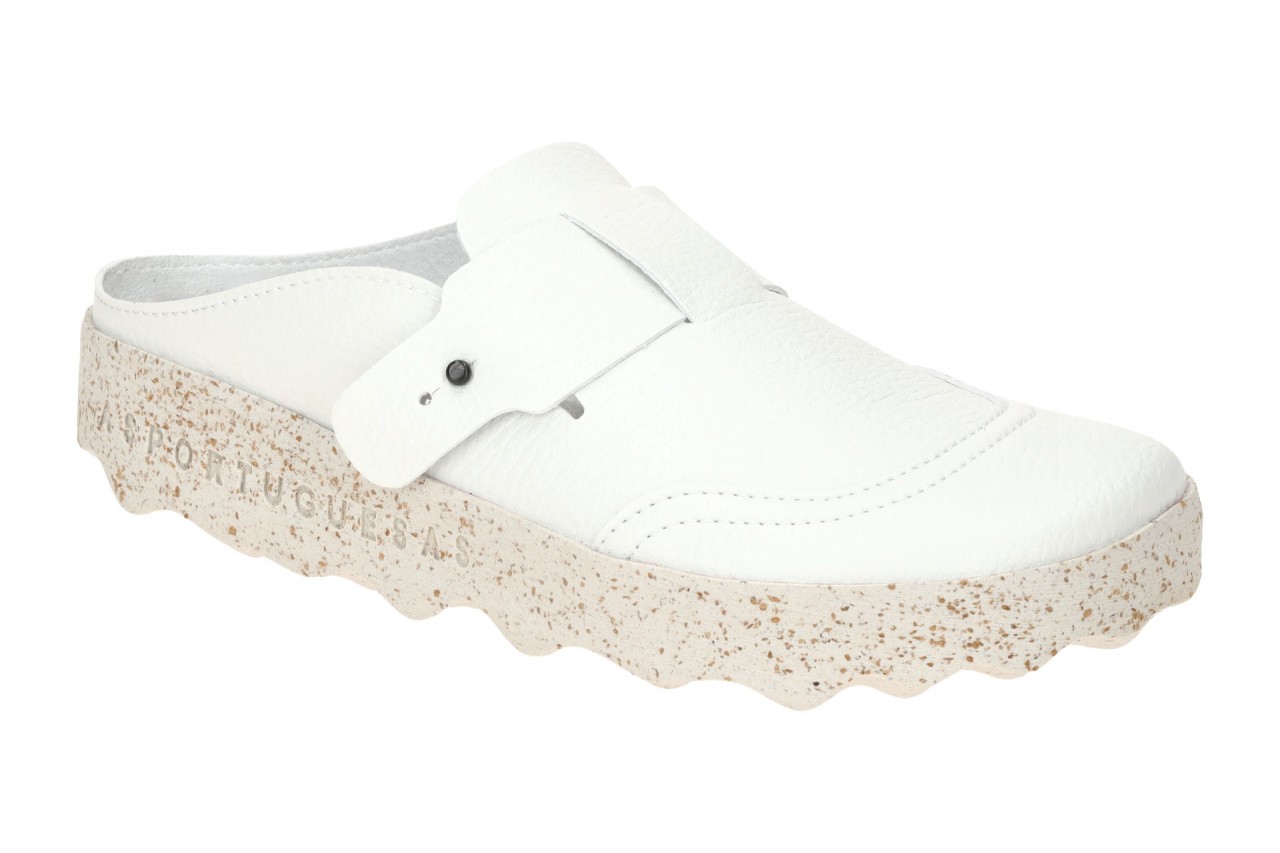 Asportuguesas 18213 Damen Pantoletten COLE L wei? bequem Eco Leather Naturkork 1 Asportuguesas 18213 Damen Pantoletten COLE L wei? bequem Eco Leather Naturkork