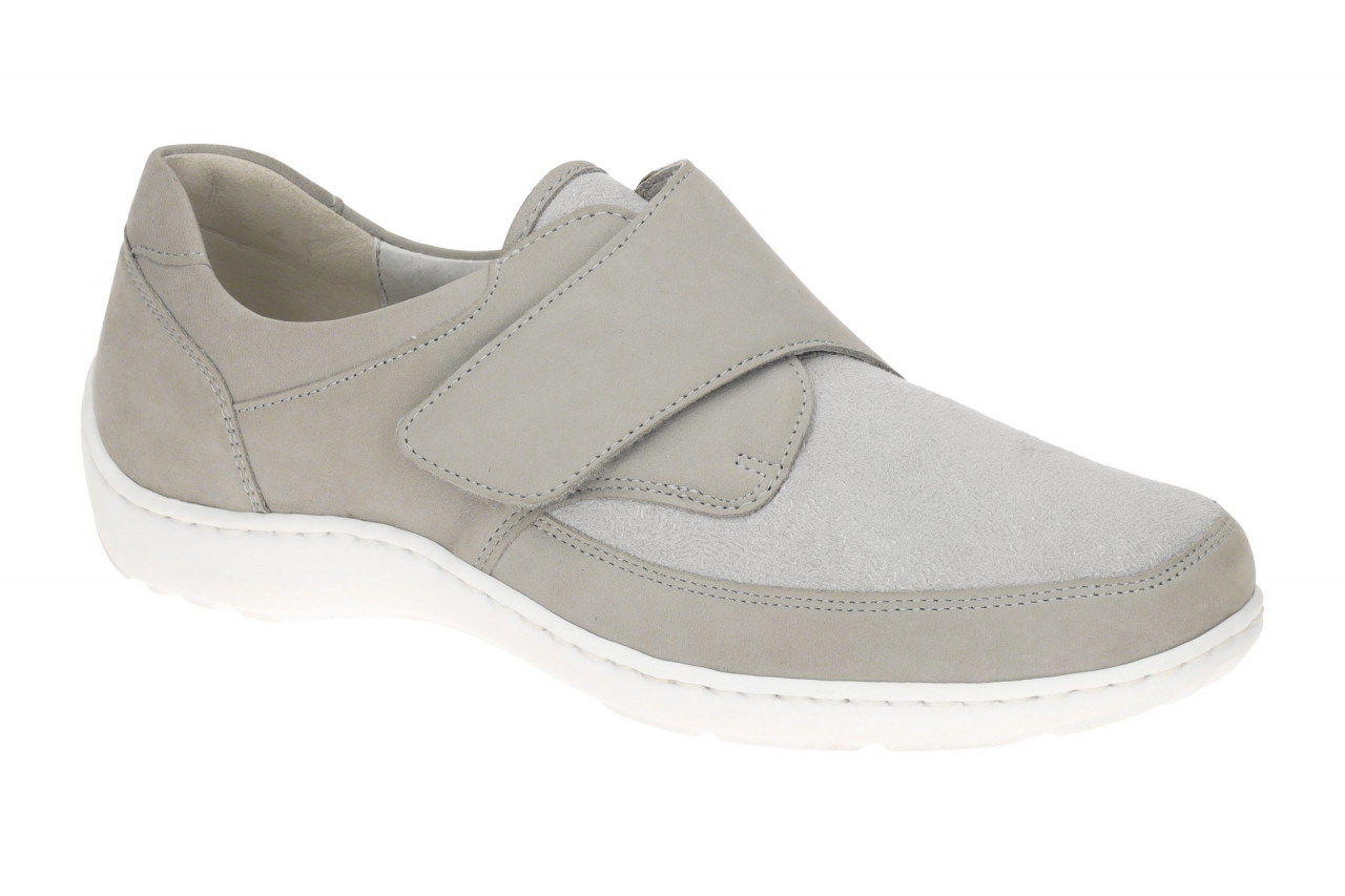 Waldl?ufer 496H31 HENNI Damen Slipper Grau Stein/Silber Weit-Fu?bett - OrthoT... 1 Waldl?ufer 496H31 HENNI Damen Slipper Grau Stein/Silber Weit-Fu?bett - OrthoT...