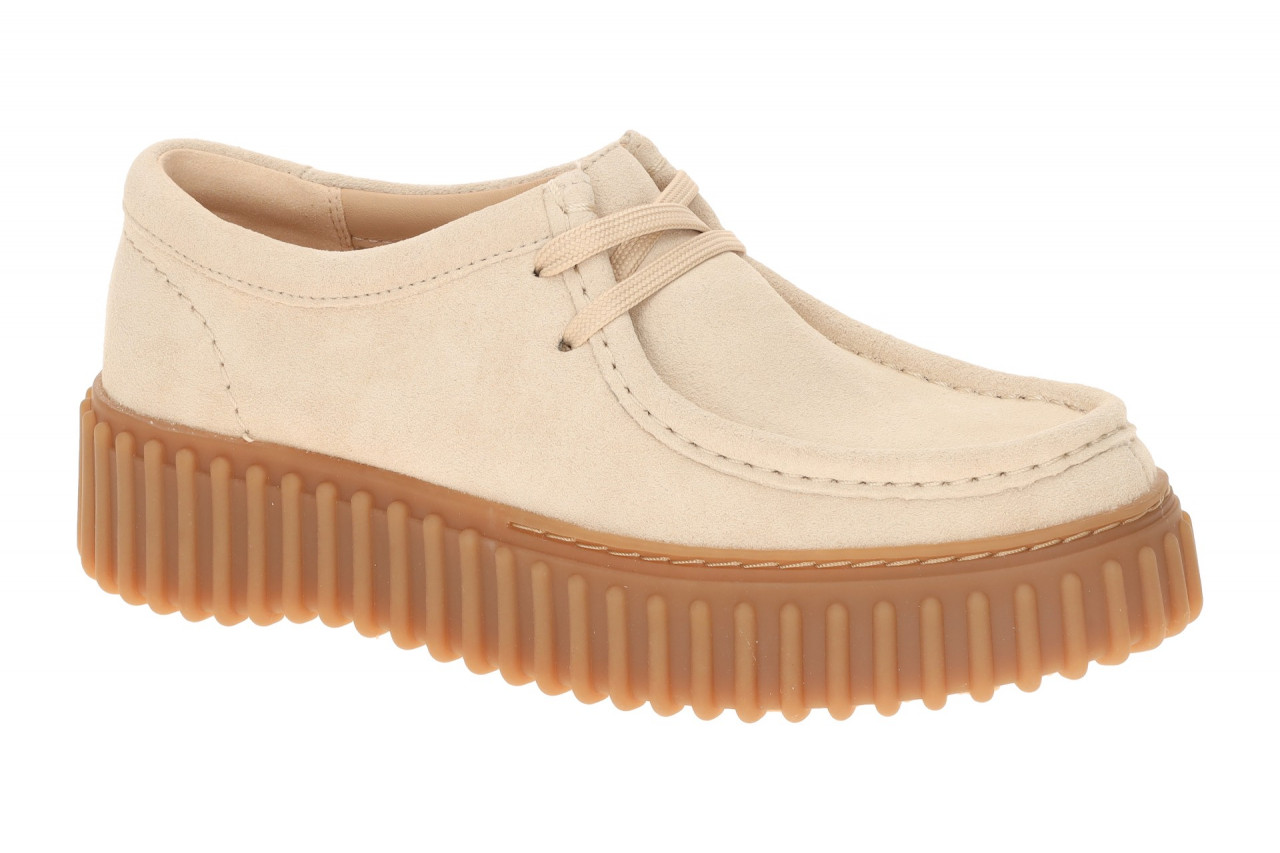 Clarks 26183642 4 TORHILL BEE Beige Damen Schn?r-Halbschuhe - bequem, Echtleder 1 Clarks 26183642 4 TORHILL BEE Beige Damen Schn?r-Halbschuhe - bequem, Echtleder
