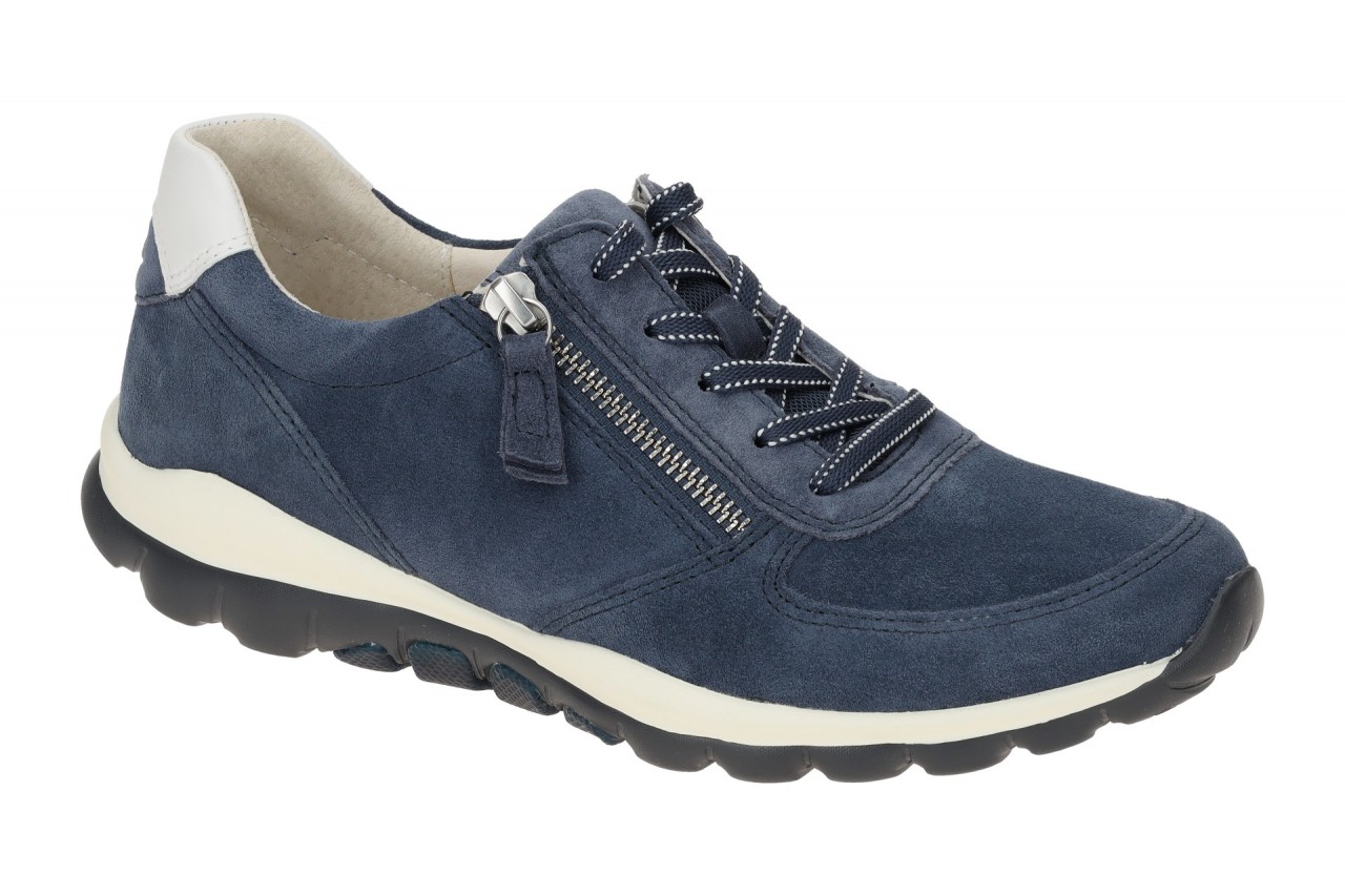 Gabor 86.968.26 ROLLINGSOFT Damen Schn?r-Halbschuhe jeans/wei? bequem leicht ... 1 Gabor 86.968.26 ROLLINGSOFT Damen Schn?r-Halbschuhe jeans/wei? bequem leicht ...