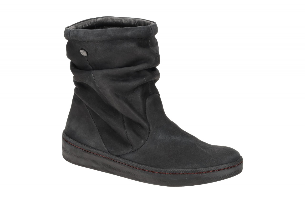 Think 836 Damen Stiefeletten Schwarz bequeme Schlupfstiefelette Nubuk Soft Free 1 Think 836 Damen Stiefeletten Schwarz bequeme Schlupfstiefelette Nubuk Soft Free