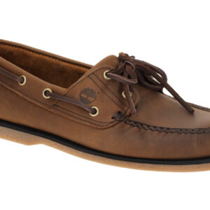 Timberland 0A2FZX EM4 Classic Boat Herrenschuhe Braun Full Grain Leather