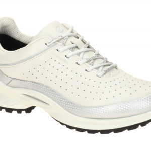 Ecco 850823 BIOM ENERGI Women`s LEA WP Sneaker Wei? - silver metallic/white