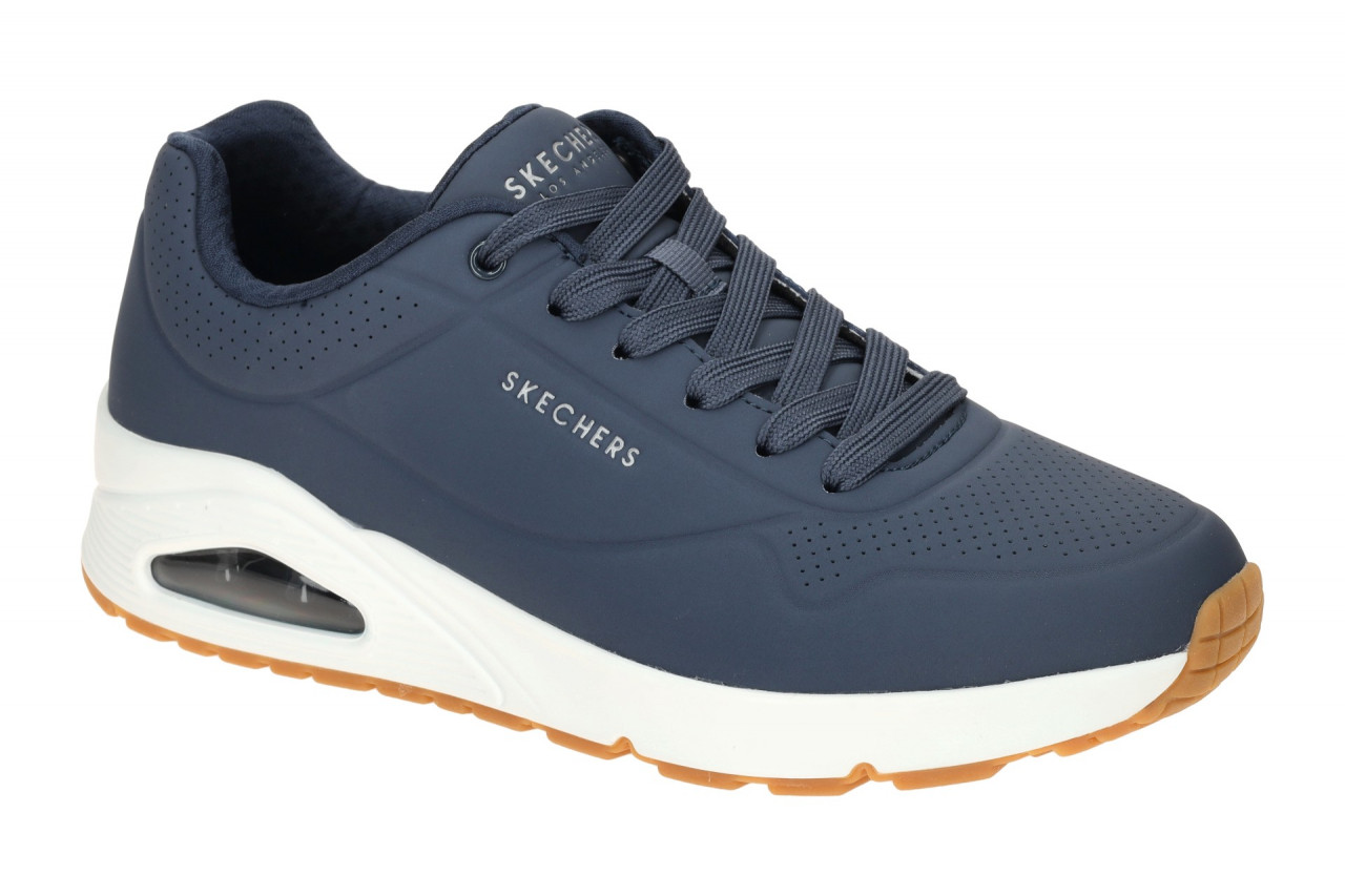Skechers 52458 NVY Herren Sneaker navy - Air Cooled Memory Foam, Gummi Sohle 1 Skechers 52458 NVY Herren Sneaker navy - Air Cooled Memory Foam, Gummi Sohle