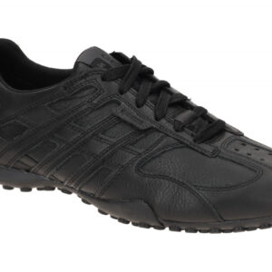 Geox Herren Sneakers U55MNB 00046 C9999 Schwarz Echtleder wasser- & luftdicht...