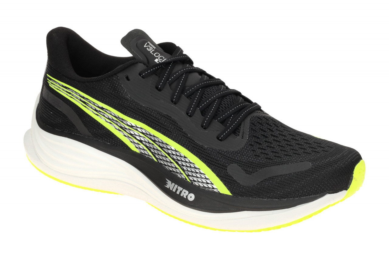 Puma 377748 18 VELOCITY NITRO 3 Herrenschuhe - Schwarz/Yellow Alert 1 Puma 377748 18 VELOCITY NITRO 3 Herrenschuhe - Schwarz/Yellow Alert