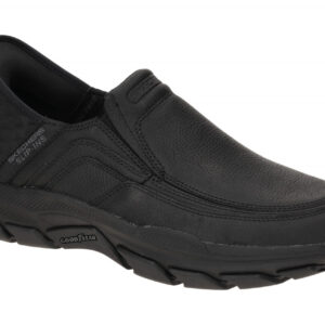 Skechers 204810 BBK RESPECTED - ELGIN Herren Slipper schwarz Air Cooled Memor...