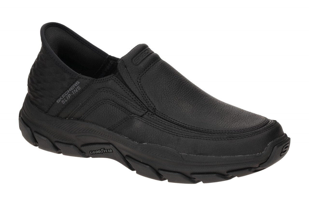 Skechers 204810 BBK RESPECTED - ELGIN Herren Slipper schwarz Air Cooled Memor... 1 Skechers 204810 BBK RESPECTED - ELGIN Herren Slipper schwarz Air Cooled Memor...