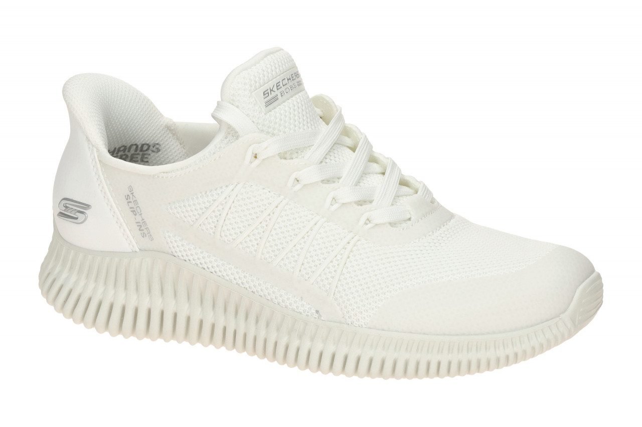 Skechers 117413 WHT BOBS GEO LITE - DIVINE PACE Damenschuhe wei? Slip Ins Mem... 1 Skechers 117413 WHT BOBS GEO LITE - DIVINE PACE Damenschuhe wei? Slip Ins Mem...