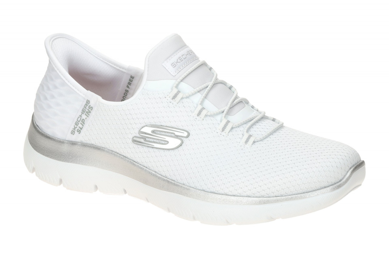 Skechers 150123 WSL Damen Sneaker white/silver - VEGAN + Maschinen Waschbar 1 Skechers 150123 WSL Damen Sneaker white/silver - VEGAN + Maschinen Waschbar