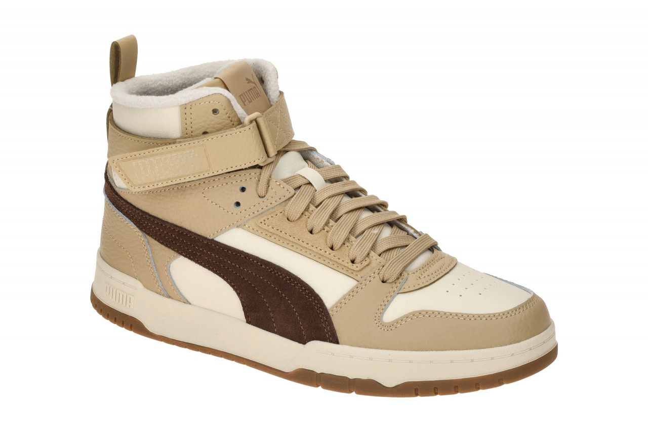 Puma 387604 09 Herren Mid Cut Sneaker beige alpine snow/coffee/gold 1 Puma 387604 09 Herren Mid Cut Sneaker beige alpine snow/coffee/gold