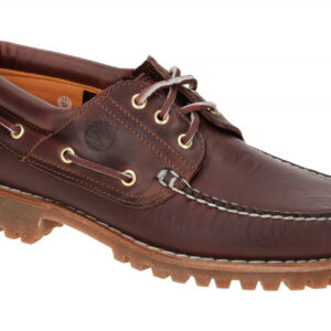 Timberland 50009 648 TB Authentic_Halbschuhe Rot - burgundy Fettleder Echtled...