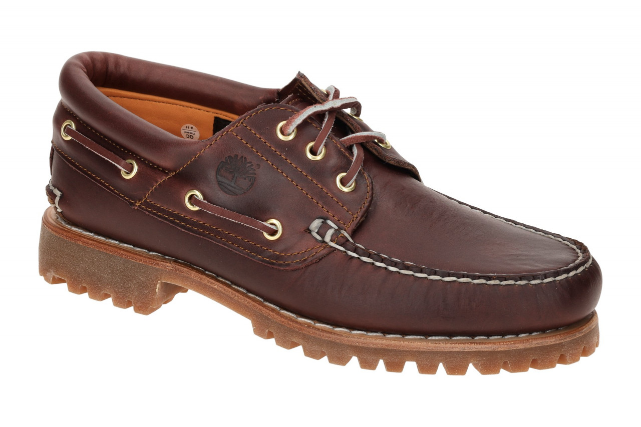 Timberland 50009 648 TB Authentic_Halbschuhe Rot - burgundy Fettleder Echtled... 1 Timberland 50009 648 TB Authentic_Halbschuhe Rot - burgundy Fettleder Echtled...