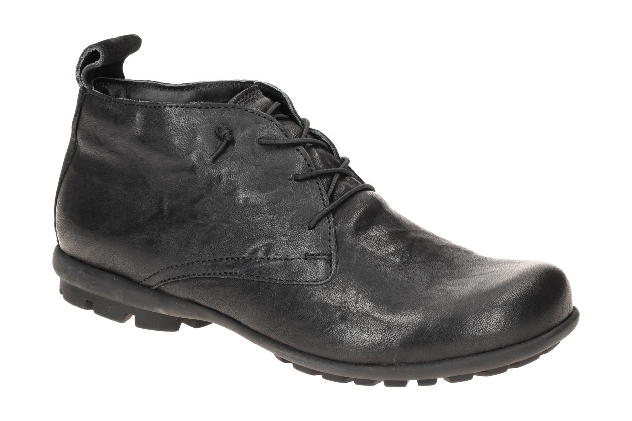 Think 144 Herrenstiefelette Schwarz Glattleder Gummizug Schnellverschluss 1 Think 144 Herrenstiefelette Schwarz Glattleder Gummizug Schnellverschluss