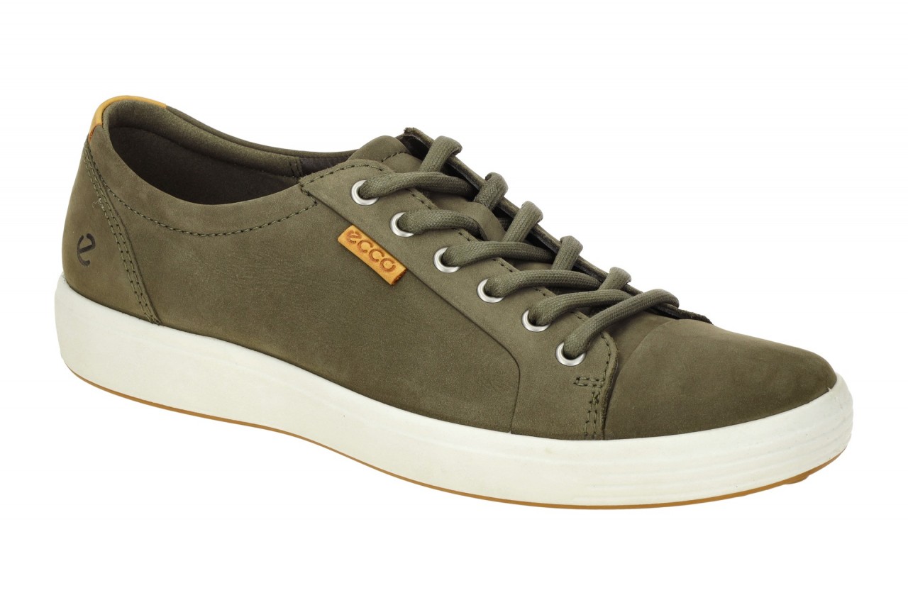 Ecco 430004 SOFT 7 MEN`S - dunkelgr?n + tarmac Sneakers in Echtleder & Gummi-... 1 Ecco 430004 SOFT 7 MEN`S - dunkelgr?n + tarmac Sneakers in Echtleder & Gummi-...