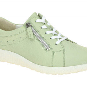Waldl?ufer 634002 K-IRA Halbschuhe Gr?n lemon Echtleder Luftpolstersohle bequem