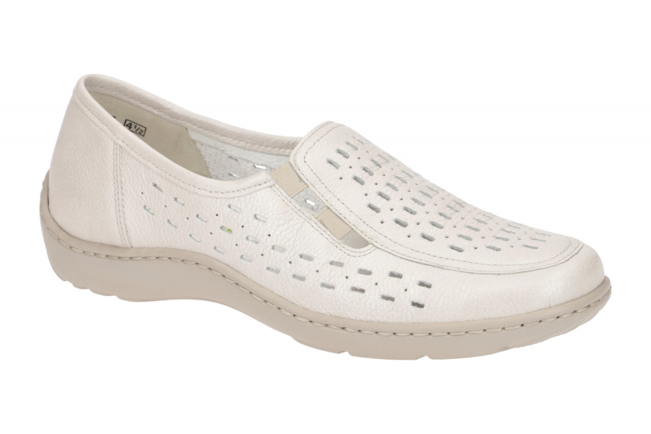 Waldl?ufer 496501 HENNI Damen Slipper Grau Perl Extra Weit Bequeme Halbschuhe 1 Waldl?ufer 496501 HENNI Damen Slipper Grau Perl Extra Weit Bequeme Halbschuhe
