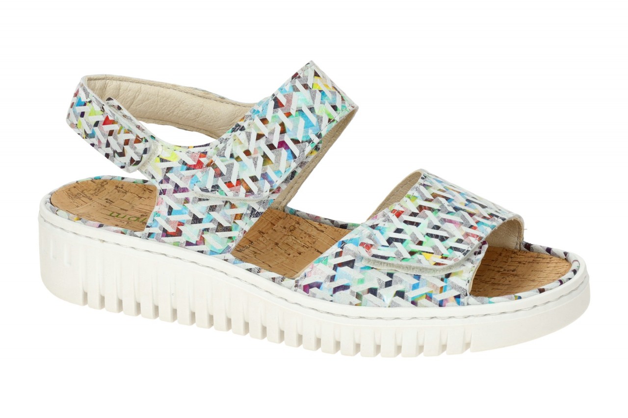 Waldl?ufer 955001 H-WILLOW Damen Sandale Mehrfarbig Multi Flexibel Klett Absatz 1 Waldl?ufer 955001 H-WILLOW Damen Sandale Mehrfarbig Multi Flexibel Klett Absatz