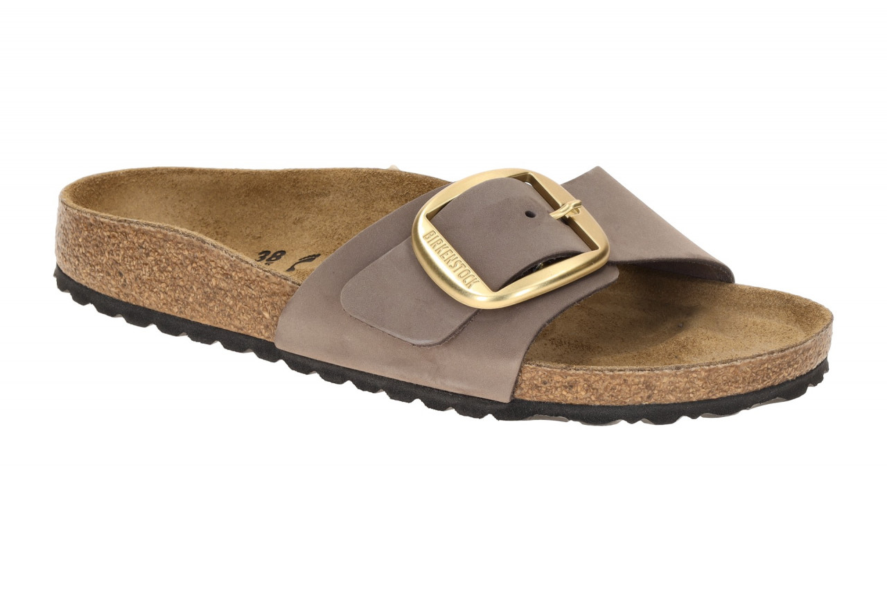 Birkenstock Damen Pantoletten Madrid Big Buckle 1030517 Lila Echtleder Nubuck 1 Birkenstock Damen Pantoletten Madrid Big Buckle 1030517 Lila Echtleder Nubuck