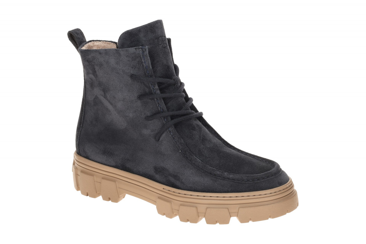 Paul Green Damen Stiefeletten 5499-030 Blau Space Mokassin Boots Echtleder XL... 1 Paul Green Damen Stiefeletten 5499-030 Blau Space Mokassin Boots Echtleder XL...