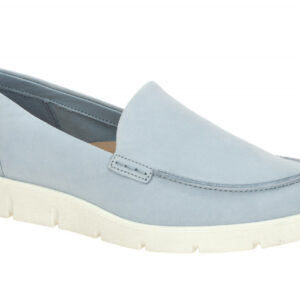 Ecco 28041302434 Bella Summer Loafer in Dusty Blue - Bequeme Damenschuhe