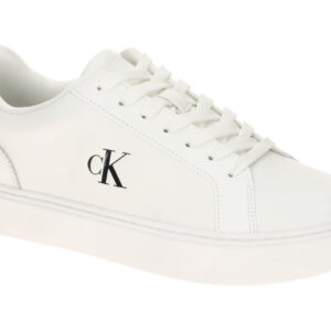 Calvin Klein Herren Sneakers YM01435 01W Classic Cupsole - Laceup Wei?/Bright...