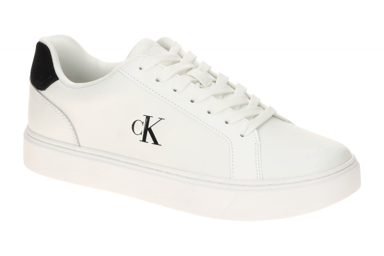 Calvin Klein Herren Sneakers YM01435 01W Classic Cupsole - Laceup Wei?/Bright... 1 Calvin Klein Herren Sneakers YM01435 01W Classic Cupsole - Laceup Wei?/Bright...