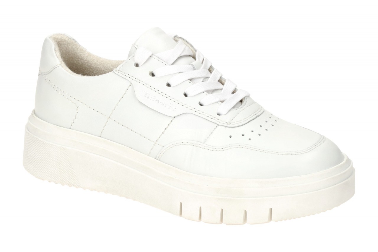Tamaris Damen Schn?r-Halbschuhe 8-83717-20 White Bequeme Schuhe mit Echtleder... 1 Tamaris Damen Schn?r-Halbschuhe 8-83717-20 White Bequeme Schuhe mit Echtleder...