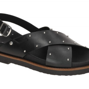 Pikolinos W7Z-0995 black AITANA Damen Sandalette Echtleder Kreuzriemen Blocka...