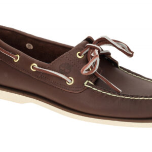 Timberland 174035 Classic Boat Hr Herrenschuhe Braun-glattleder 0,5cm Blockab...