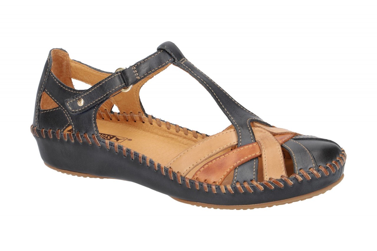 Pikolinos Damen Sandale VALLARTA 655-0732C5 navy-blue-brandy Keilsandalen 1 Pikolinos Damen Sandale VALLARTA 655-0732C5 navy-blue-brandy Keilsandalen