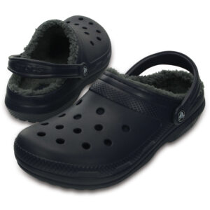 Crocs Classic Clog Unisex Erwachsene Gefüttert Pantoffel Hausschuh 203591-459 bl...