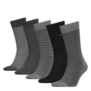 5 Paar Tommy Hilfiger Herren TH Men Giftbox BIRDEY 5P Gr. 39 - 46 Business Socke...