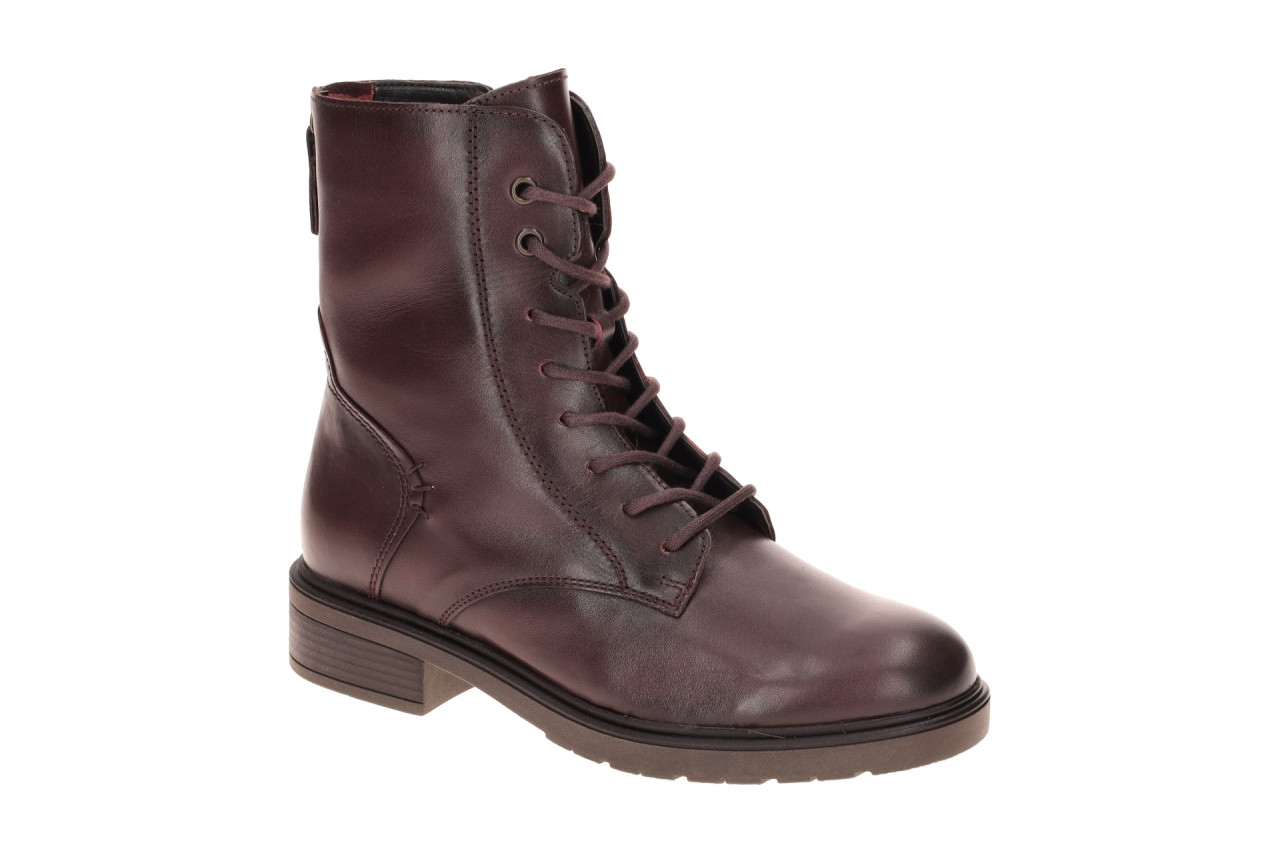 Gabor 8010.02.003 Damen Stiefeletten in Rot - Bordo Effect, Lace Up Boots 1 Gabor 8010.02.003 Damen Stiefeletten in Rot - Bordo Effect, Lace Up Boots