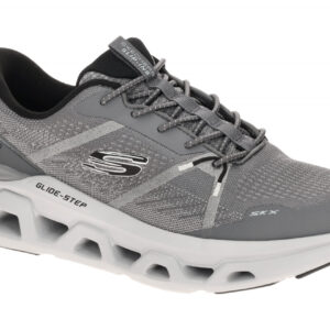 Skechers 233023 GYBK Glide Step Altus Herren Sneakers grau/schwarz - Vegan Te...