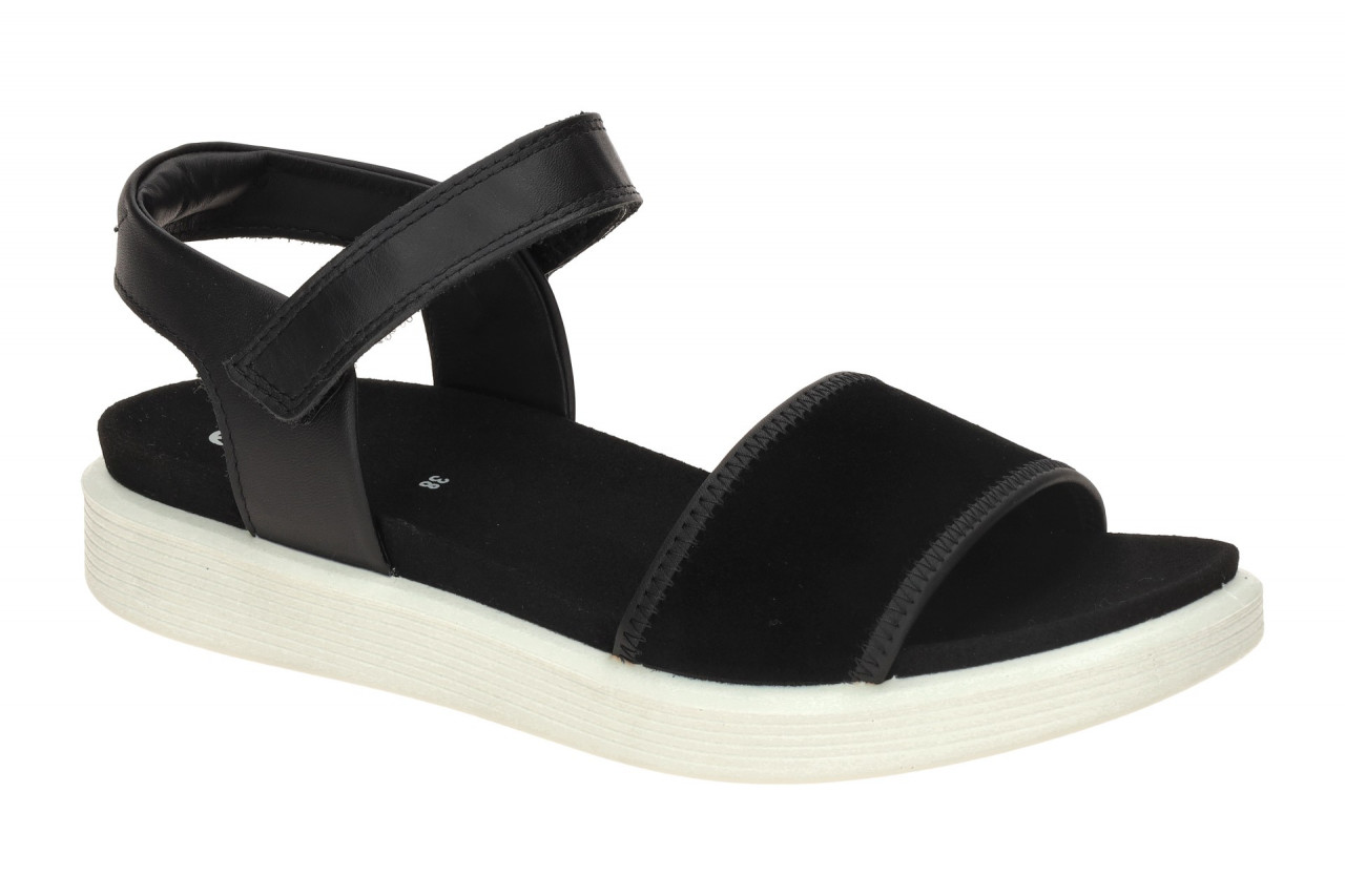 Ecco 23882351052 SOFT SANDAL - Damen Sandalette Schwarz Flexibel & Leicht 1 Ecco 23882351052 SOFT SANDAL - Damen Sandalette Schwarz Flexibel & Leicht