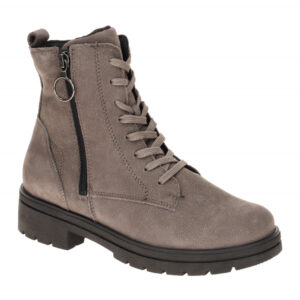 Waldl?ufer 648803 189 052 ZOE Damen Stiefeletten, grau carbon, Echtleder, Luf...