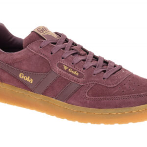 Gola CLB571RD Hawk Suede 86 Damen Sneaker Rot windsor wine/gum - Veloursleder...