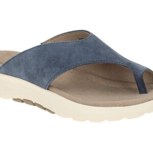 Gabor Damen Pantoletten 66.812.36 River Blau ROLLINGSOFT Keilabsatz
