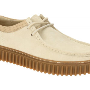 Clarks Herrenschuhe 26180906 Torhill_Lo Beige - ecru Mokassin Schn?r Halbschuhe