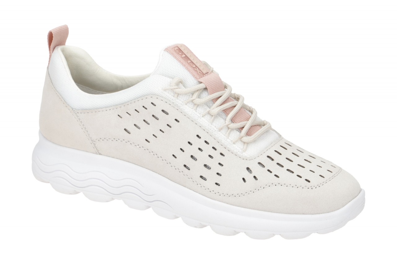 Geox Damen Sneaker D35NUA SPHERICA beige offwhite atmungsaktiv & leicht 1 Geox Damen Sneaker D35NUA SPHERICA beige offwhite atmungsaktiv & leicht