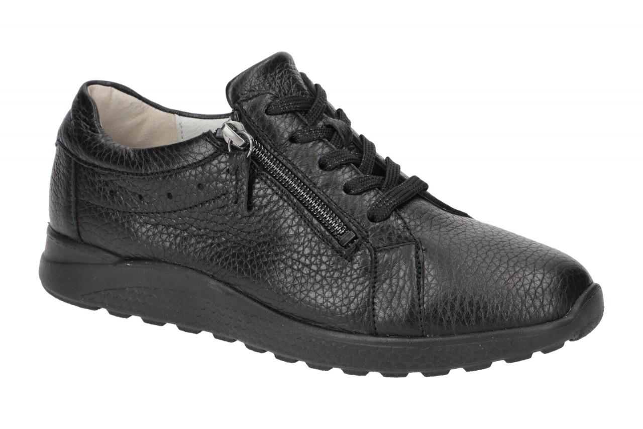 Waldl?ufer 778004 H-ALINA Damen Schn?r-Halbschuhe Schwarz Glattleder bequem 1 Waldl?ufer 778004 H-ALINA Damen Schn?r-Halbschuhe Schwarz Glattleder bequem