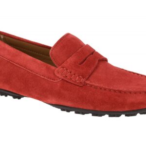 Geox U35CFB 00022 C7004 Herren Slipper Mokassin - dark red - wasserdicht + at...